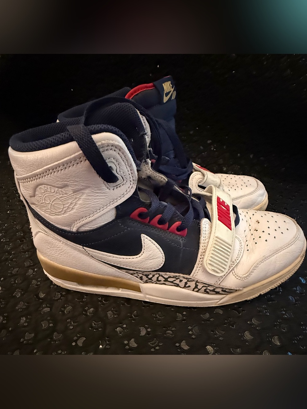 Nike Air Jordan Legacy 312 USA Dream Team White and Navy